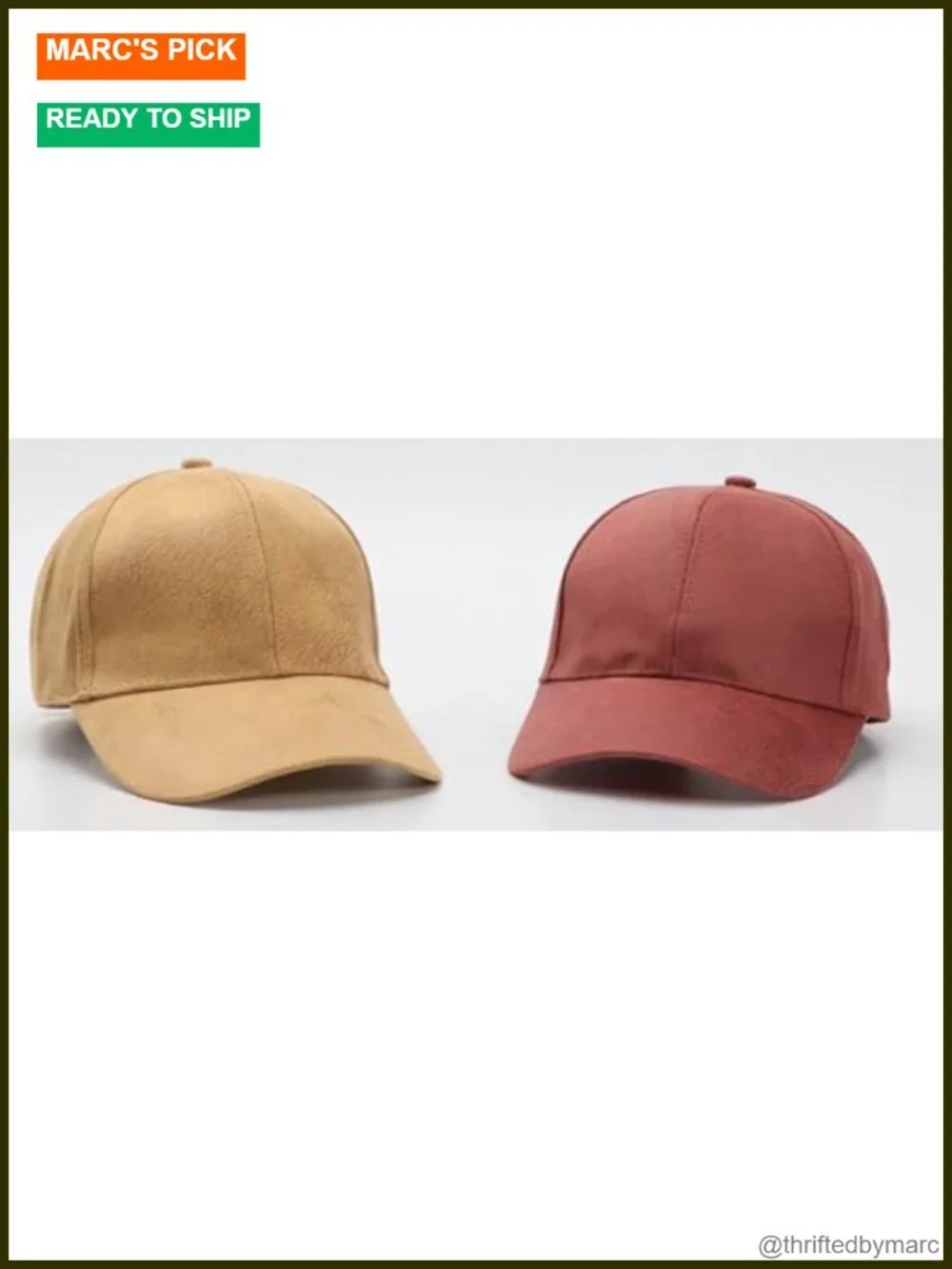 Suede Baseball Cap Lightweight Dad Hat Adjustable Strap